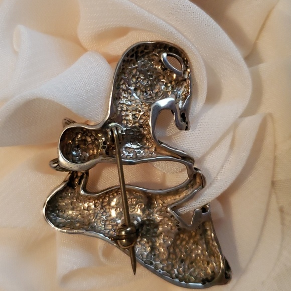 🤍 JELAINE 925 STERLING SILVER PIN - Picture 2 of 6